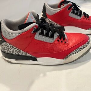 Air Jordan 3 Retro SE Unite 2020 Fire Red Cement DS Size 12